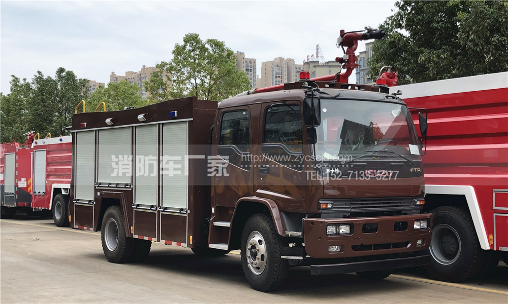 咖啡色消防車(chē) 咖啡色消防車(chē)